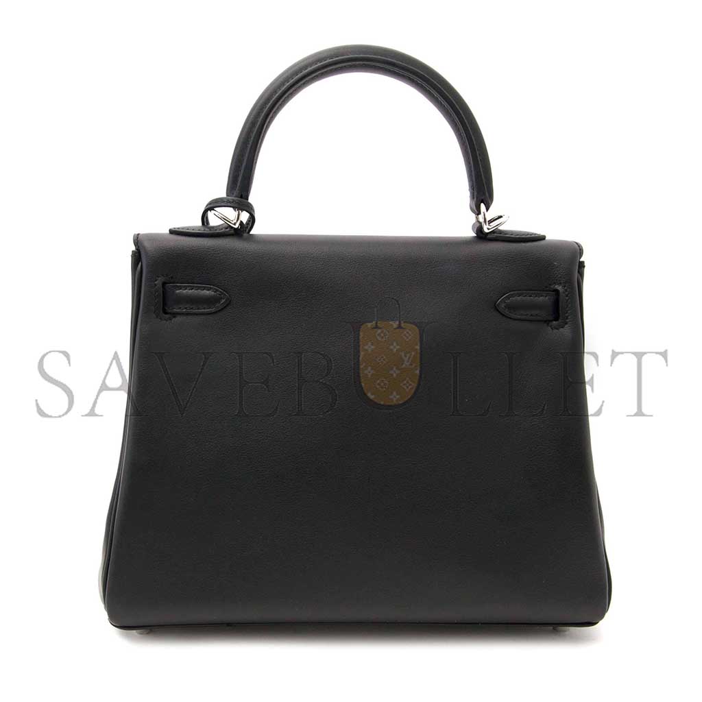 HERMÈS KELLY 25 BLACK SWIFT (25*17*7cm) 